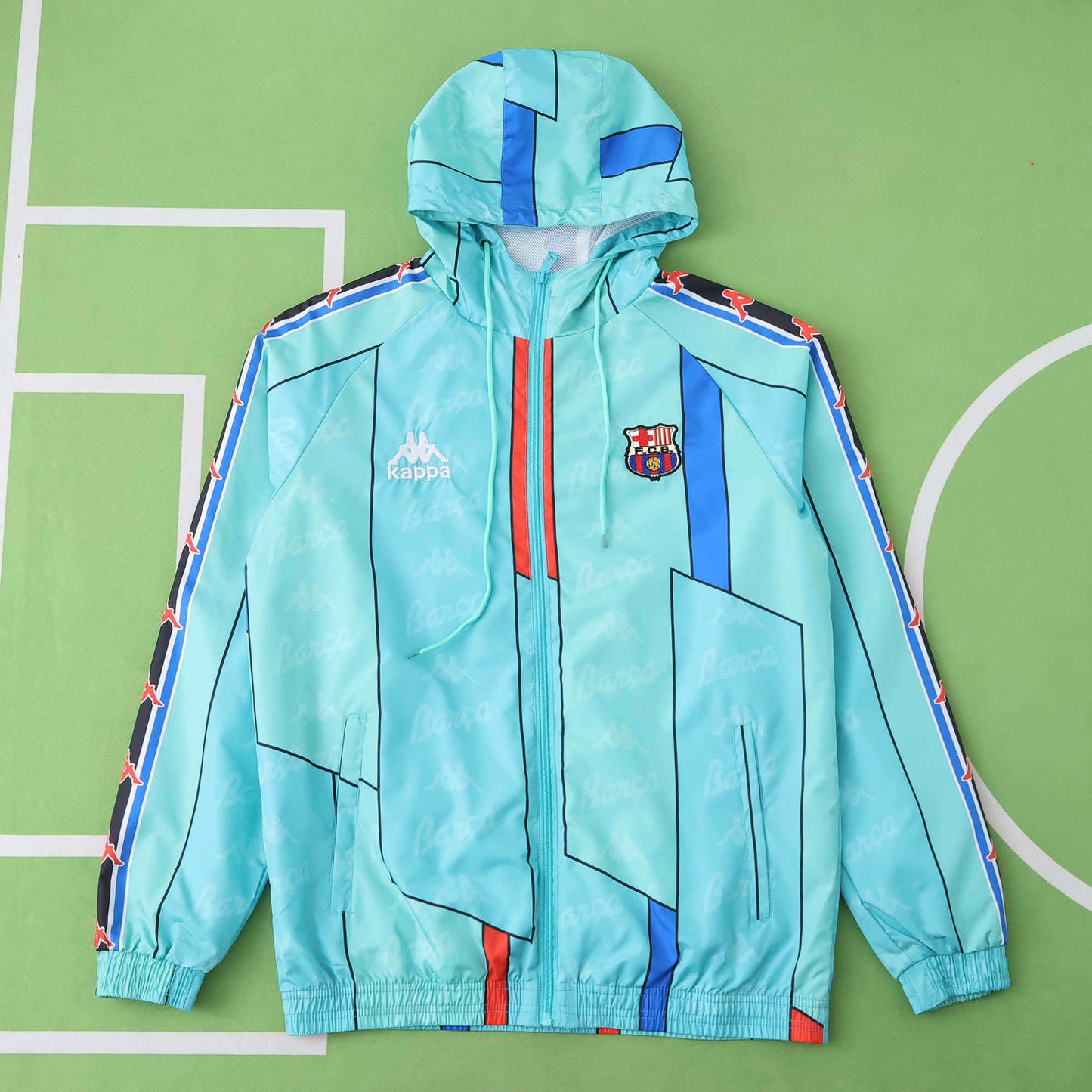 Barcelona Retro 1996-97 Both Sides Windbreaker
