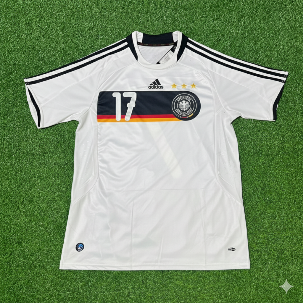 Per Mertesacker Germany EURO 2008 Retro Football Jersey Kit