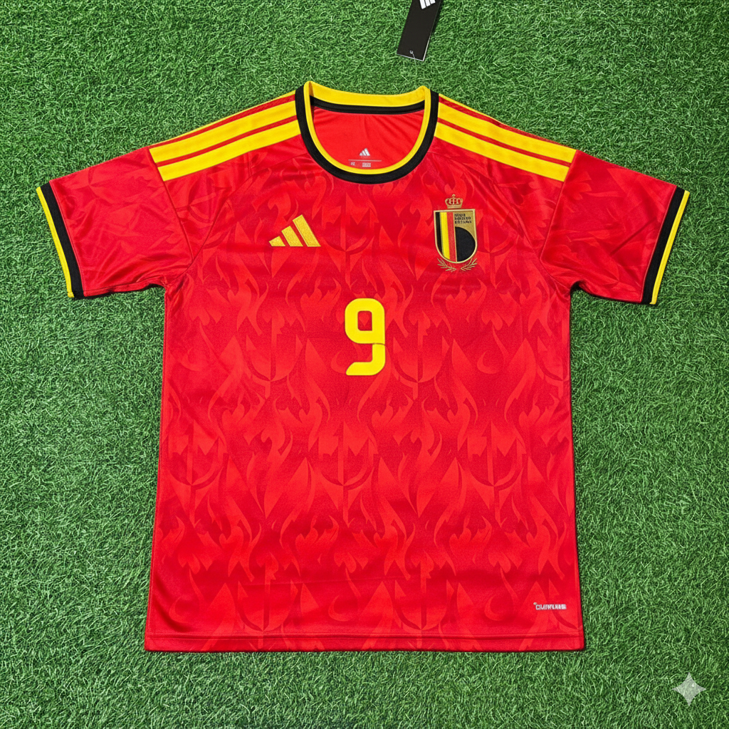 Romelu Lukaku Belgium National Team Football Jersey Kit