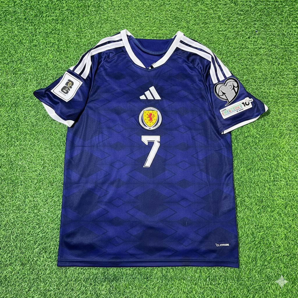 John McGinn Scotland 2026 World Cup Football Jersey Kit