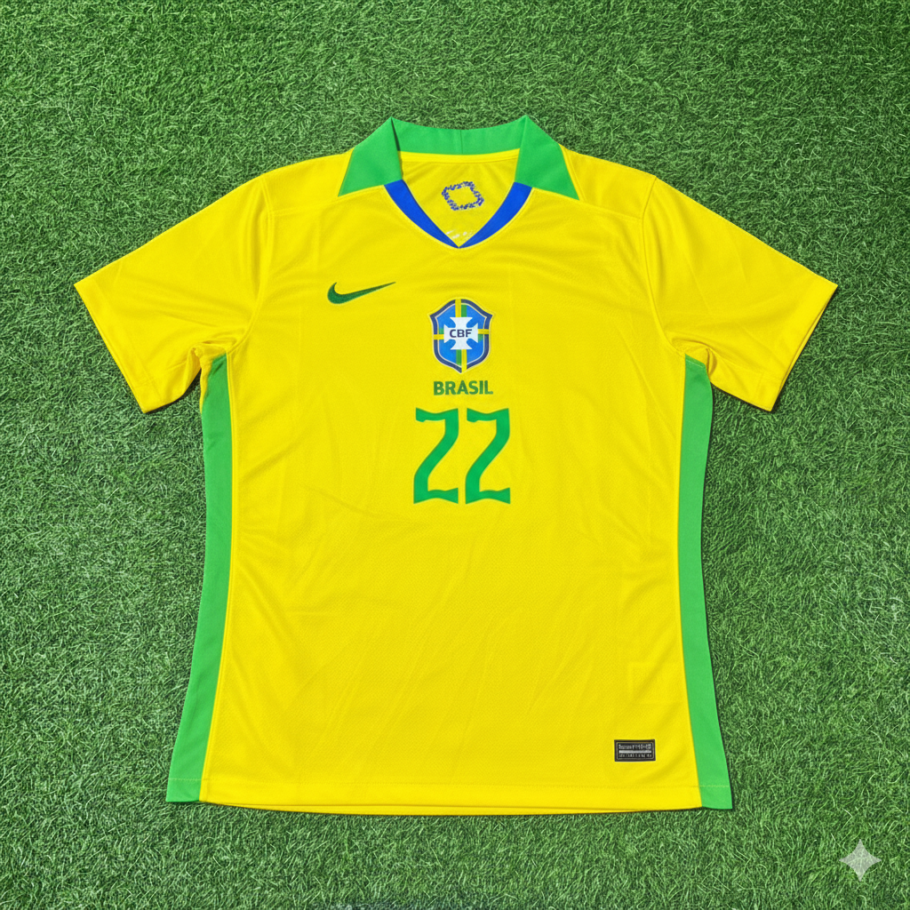 Joao Pedro Brazil 2026 World Cup New Season Football Jersey