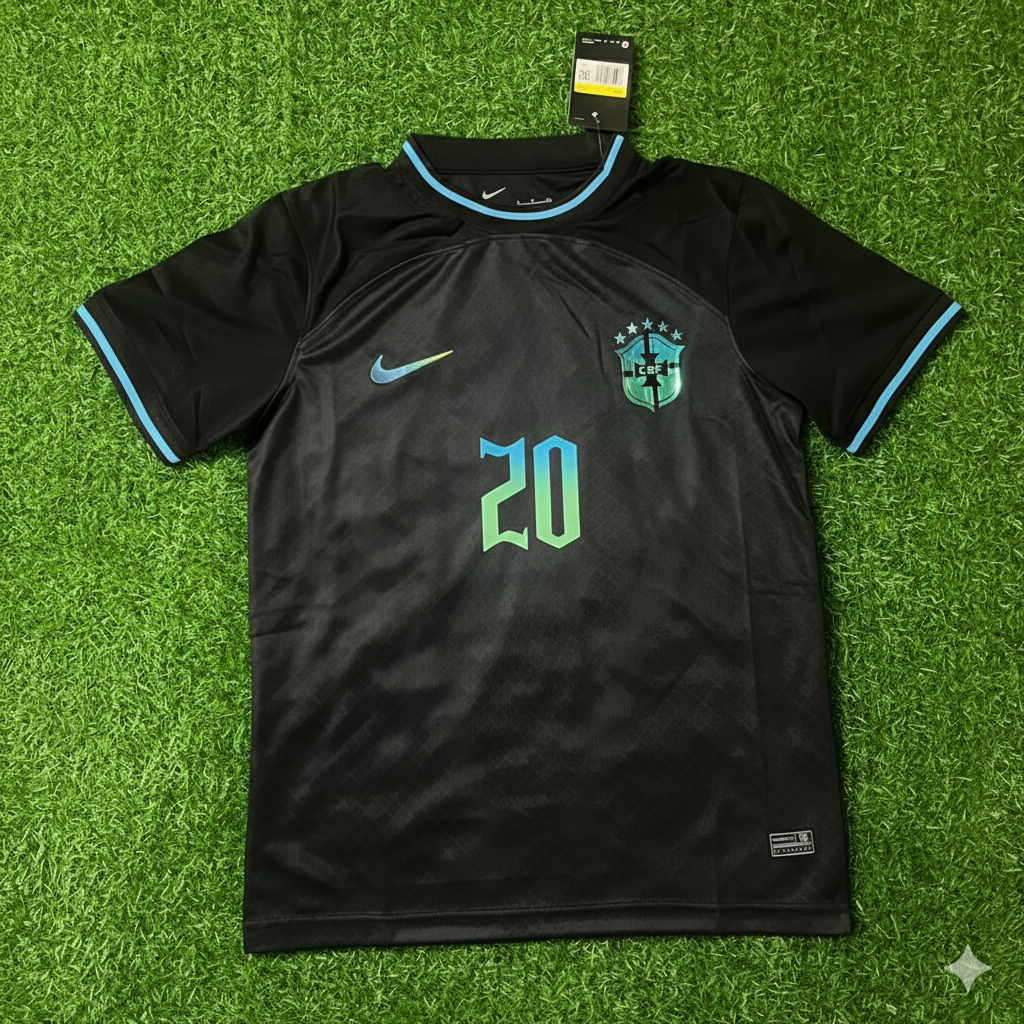 Estevao Brazil Retro Football Jersey Trikot Maglia Soccer Shirt