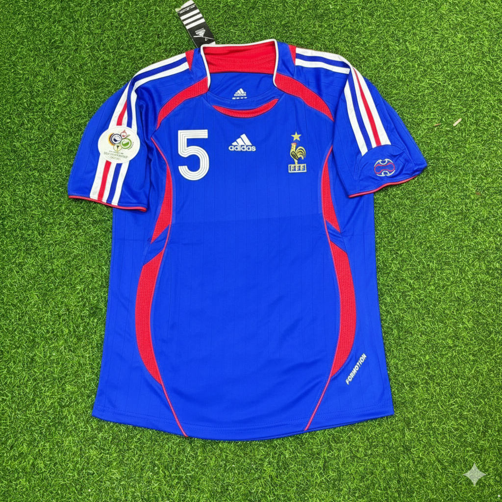William Gallas France 2006 World Cup Blue Retro Kit – | Trikot | Maillot Soccer Shirt