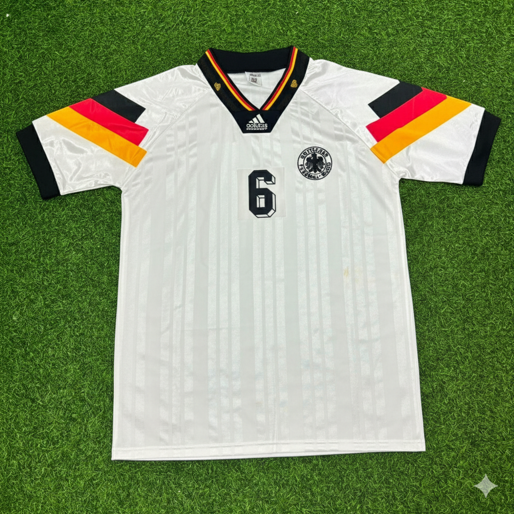 Guido Buchwald Germany 1992 Retro Football Jersey