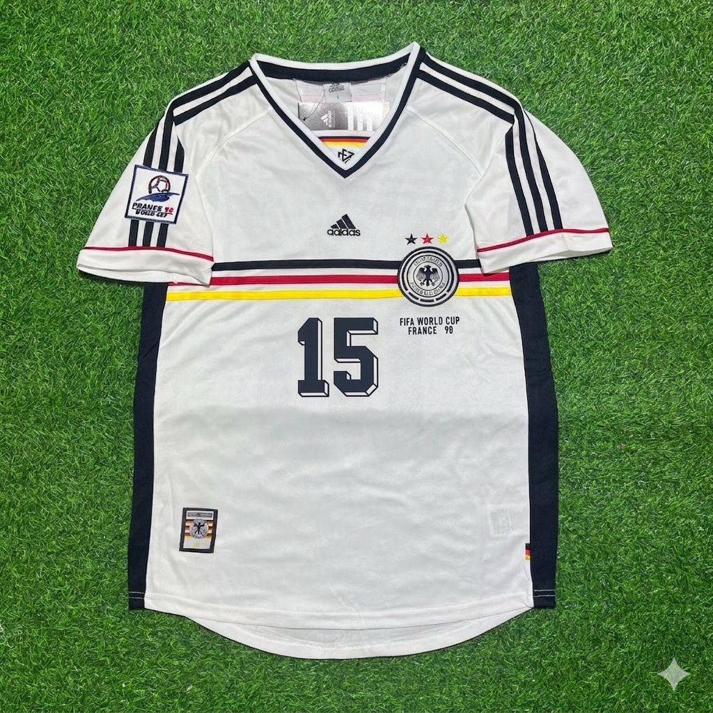 Steffen Freund Deutschland 1998 Weltmeisterschaft Retro Fußballtrikot
