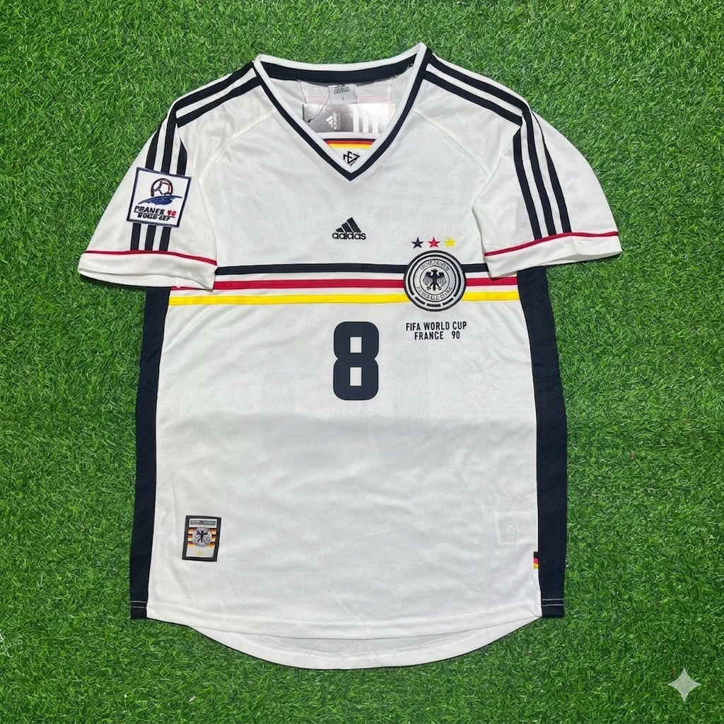 Mehmet Scholl Deutschland Weltmeisterschaft Retro Fußballtrikot