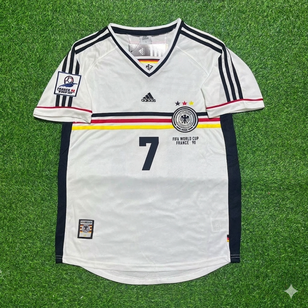 Andreas Möller Deutschland 1998 Weltmeisterschaft Retro Fußballtrikot