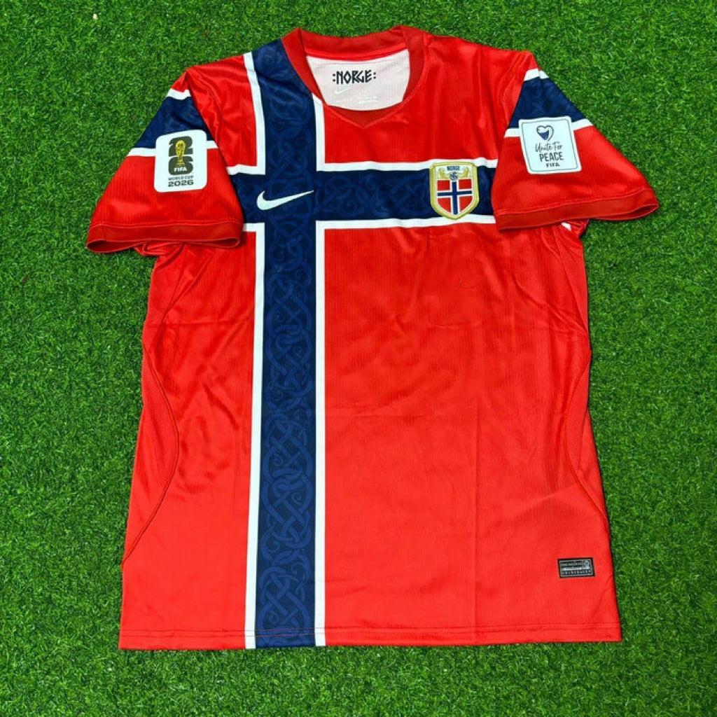 Andreas Schjelderup #21 Norway 2026 World Cup Home Football Jersey