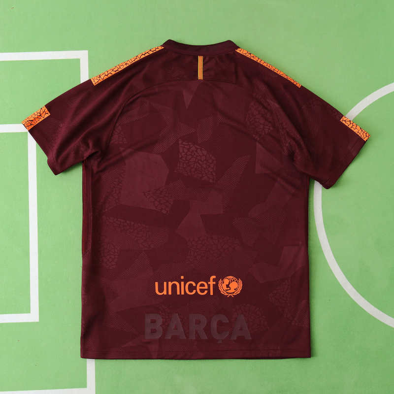 Barcelona 2017-18 Season Third Retro Jersey Trikot Soccer Shirt