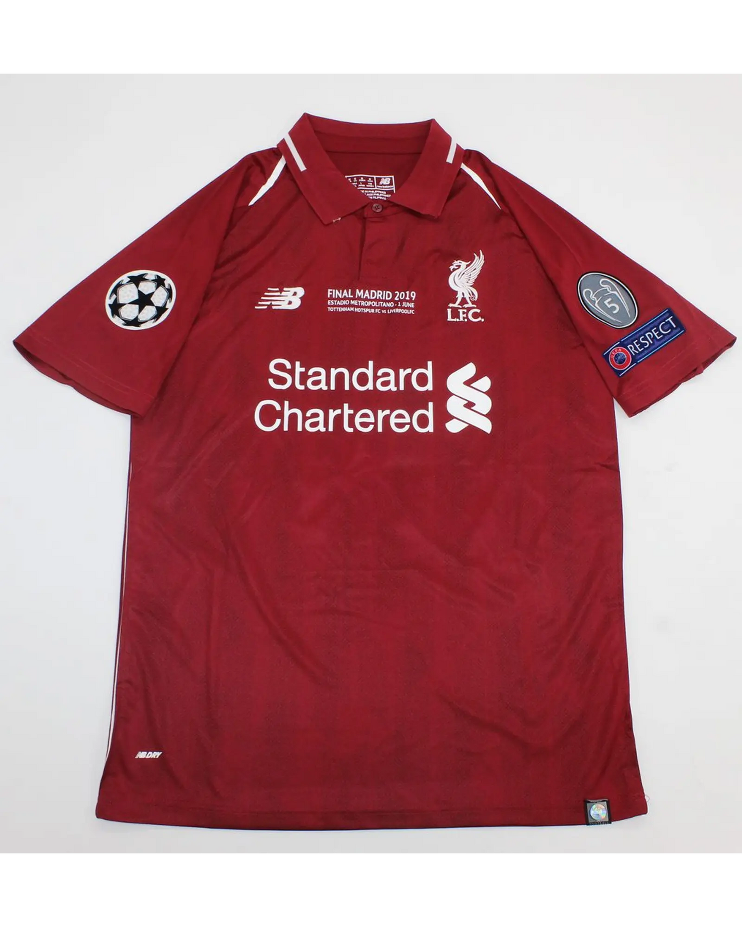 Roberto Firmino Liverpool 2019 CL Final Retro Kit Jersey Trikot Maillot Maglia
