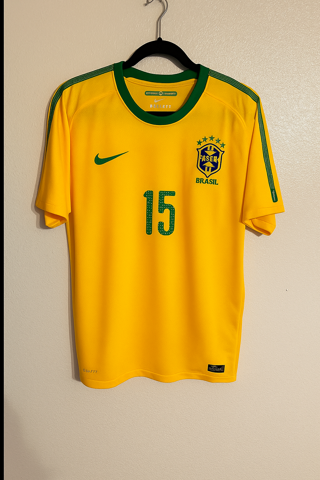 Marcelo Brazil 2010 World Cup Retro Yellow Jersey Trikot