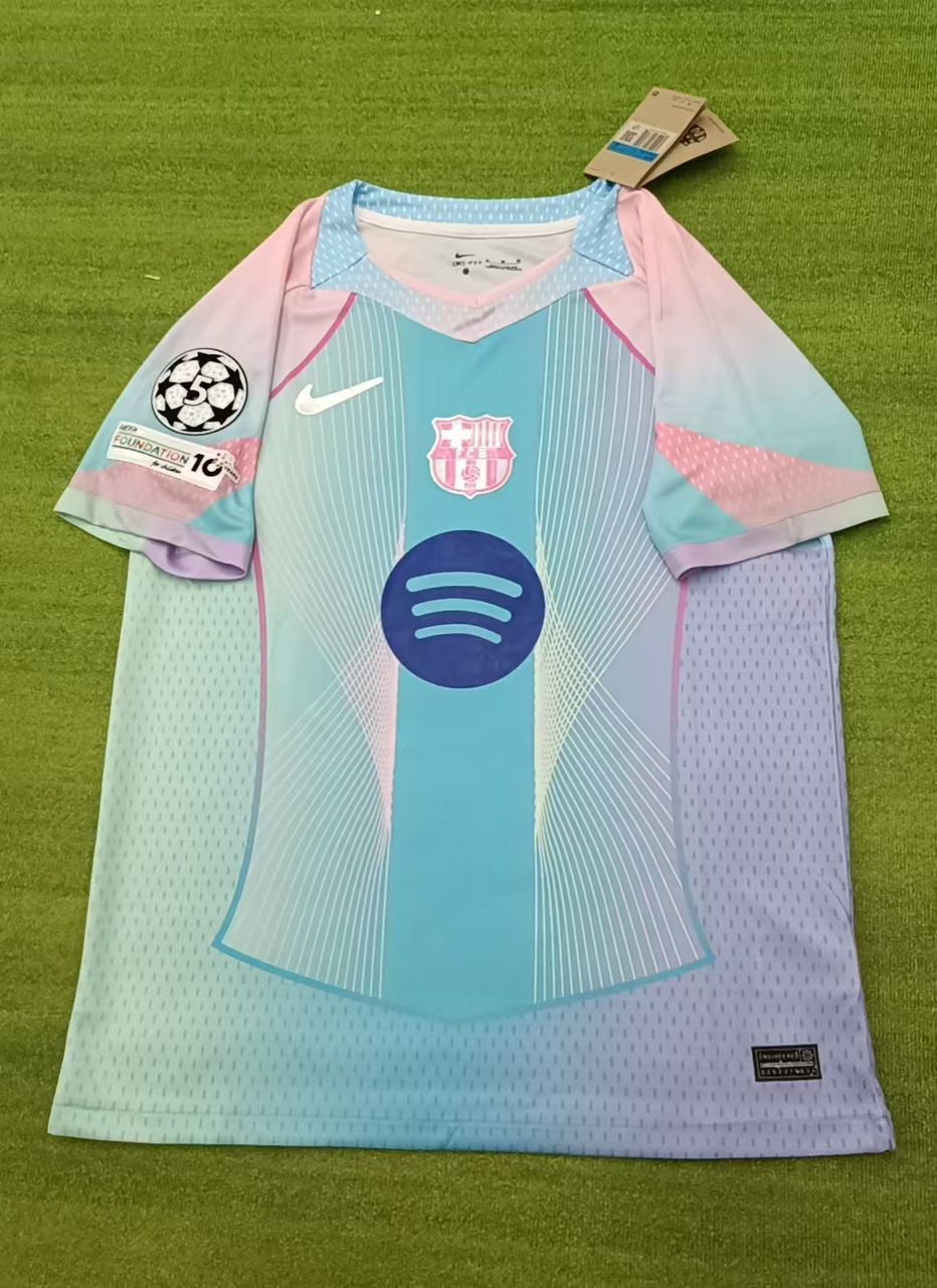 Lamine Yamal Barcelona Home Miami Sunset New Season 2026 Jersey Trikot Maillot Soccer Shirt