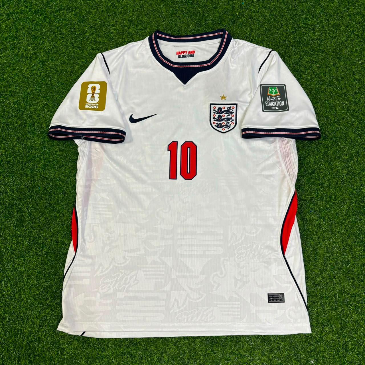 Jude Bellingham 2026 World Cup White Football Jersey