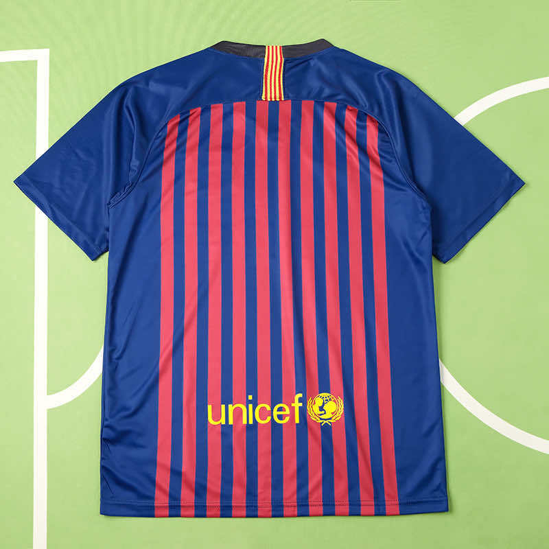 Barcelona 2018-19 Season Home Retro Jersey Trikot Soccer Shirt