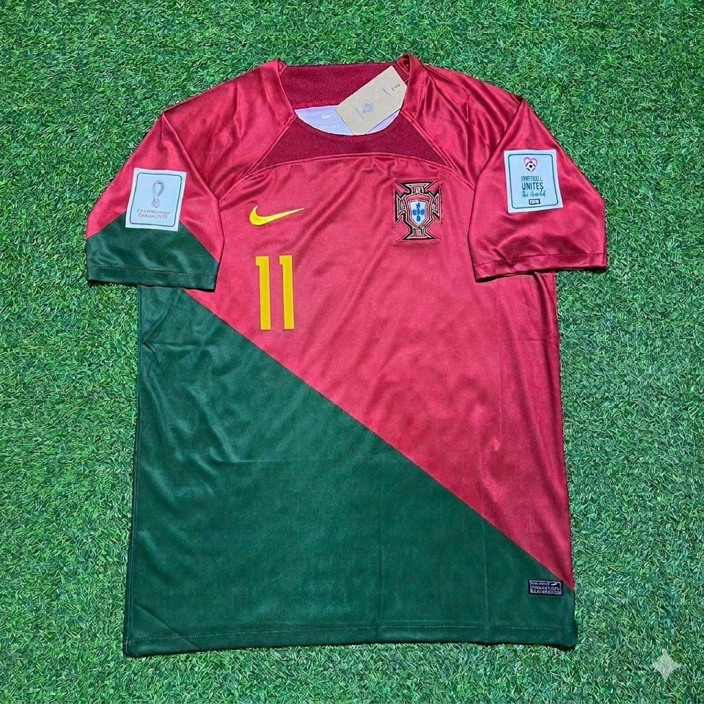 João Félix #11 Portugal 2022 World Cup Home Retro Football Jersey