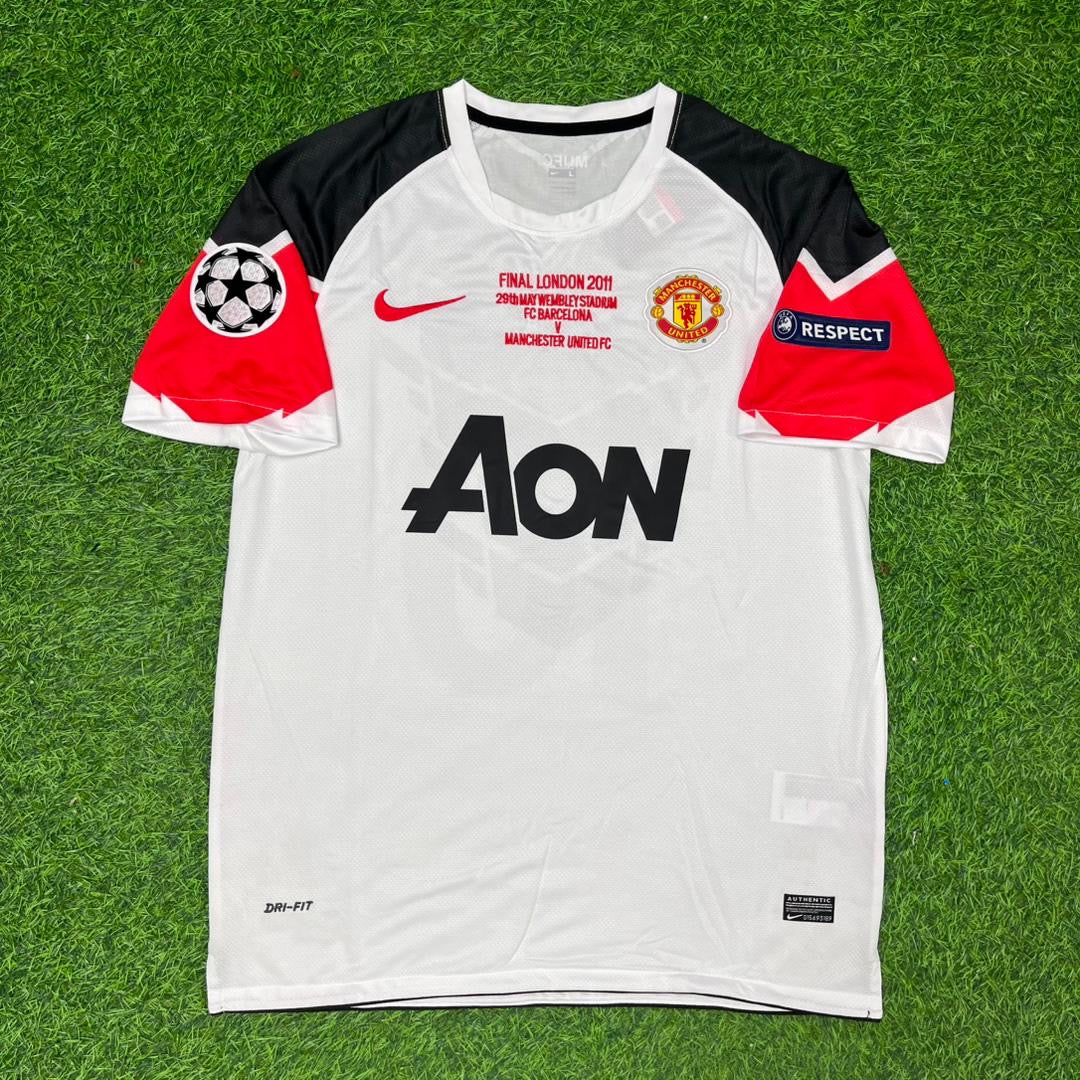 Jesse Lingard #53 Manchester United 2011 Champions League Final White Football Jersey