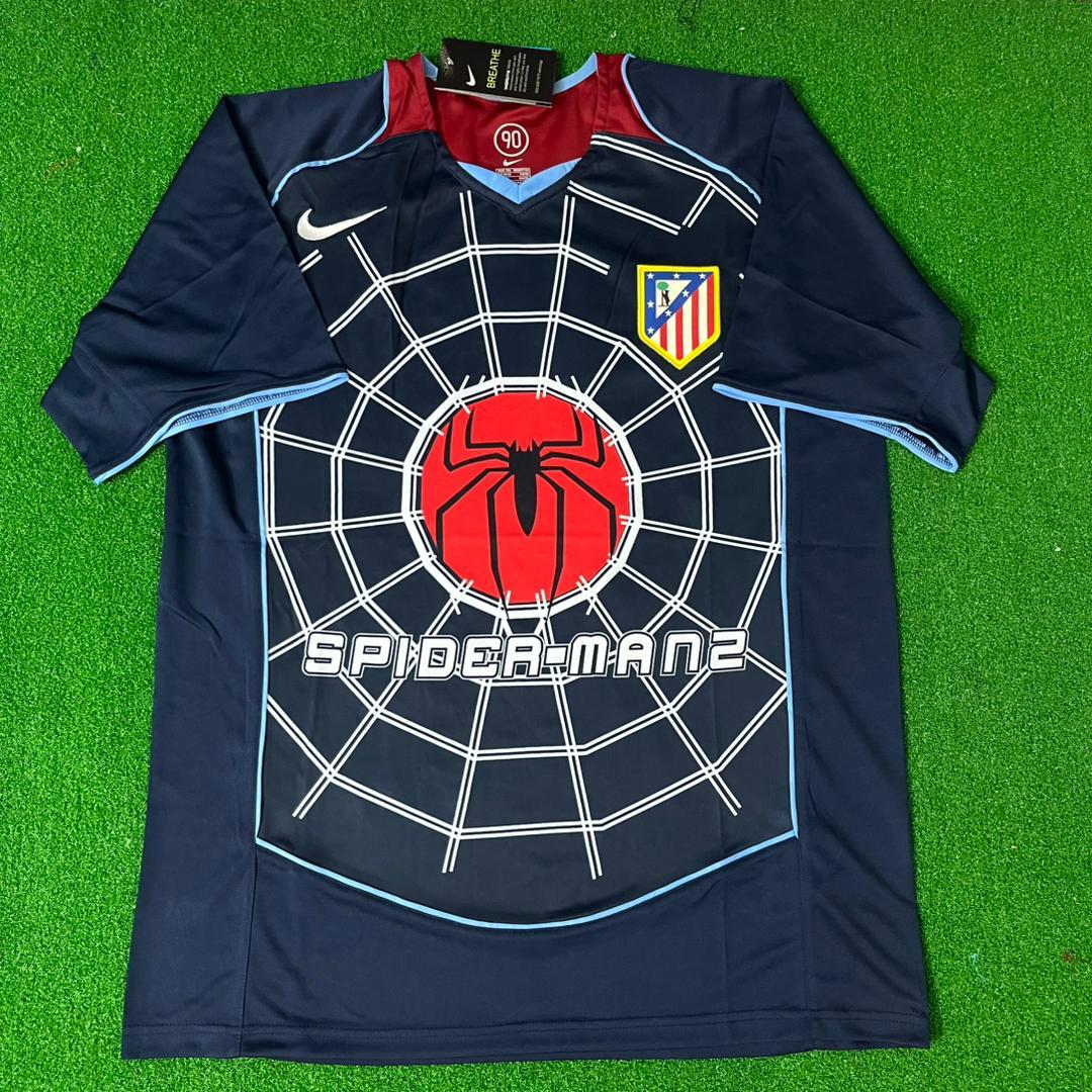 Koke #6 Atletico Madrid SpiderMan Retro Football Jersey