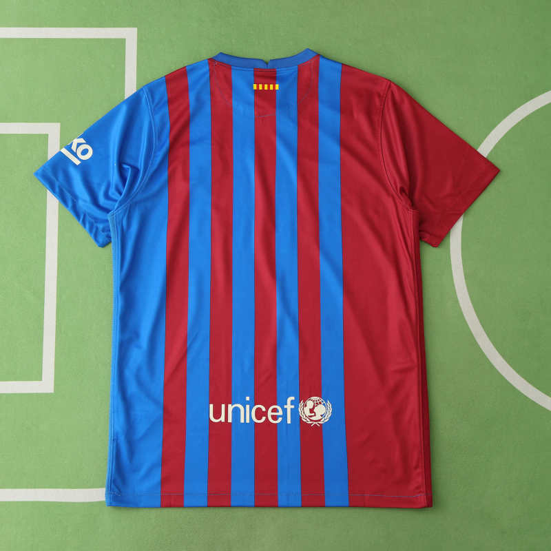 Barcelona 2021-22 Season Home Retro Jersey Trikot Soccer Shirt