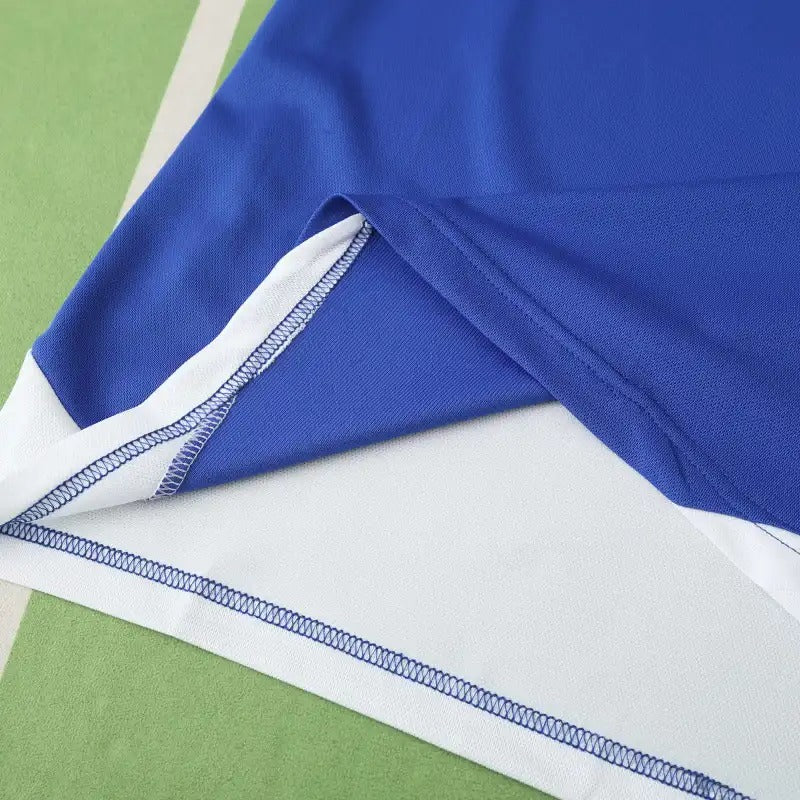 Greece EURO 2004 Final Blue Retro Home Kit Jersey Soccer Shirt