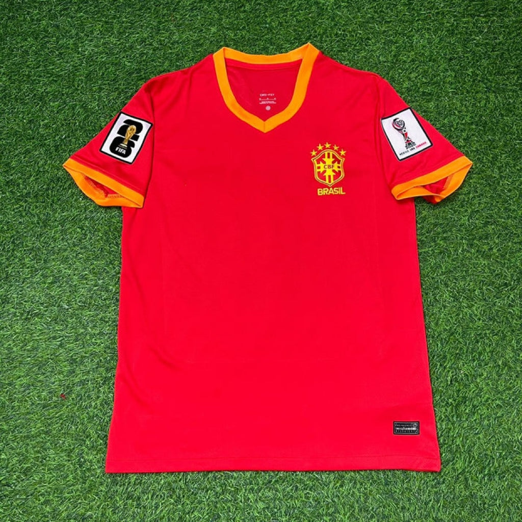 Raphinha #11 Brazil 2026 World Cup Red Jersey Trikot