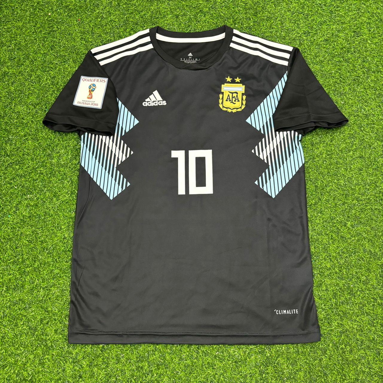 Diego Armando Maradona Argentina Black Retro Football Jersey