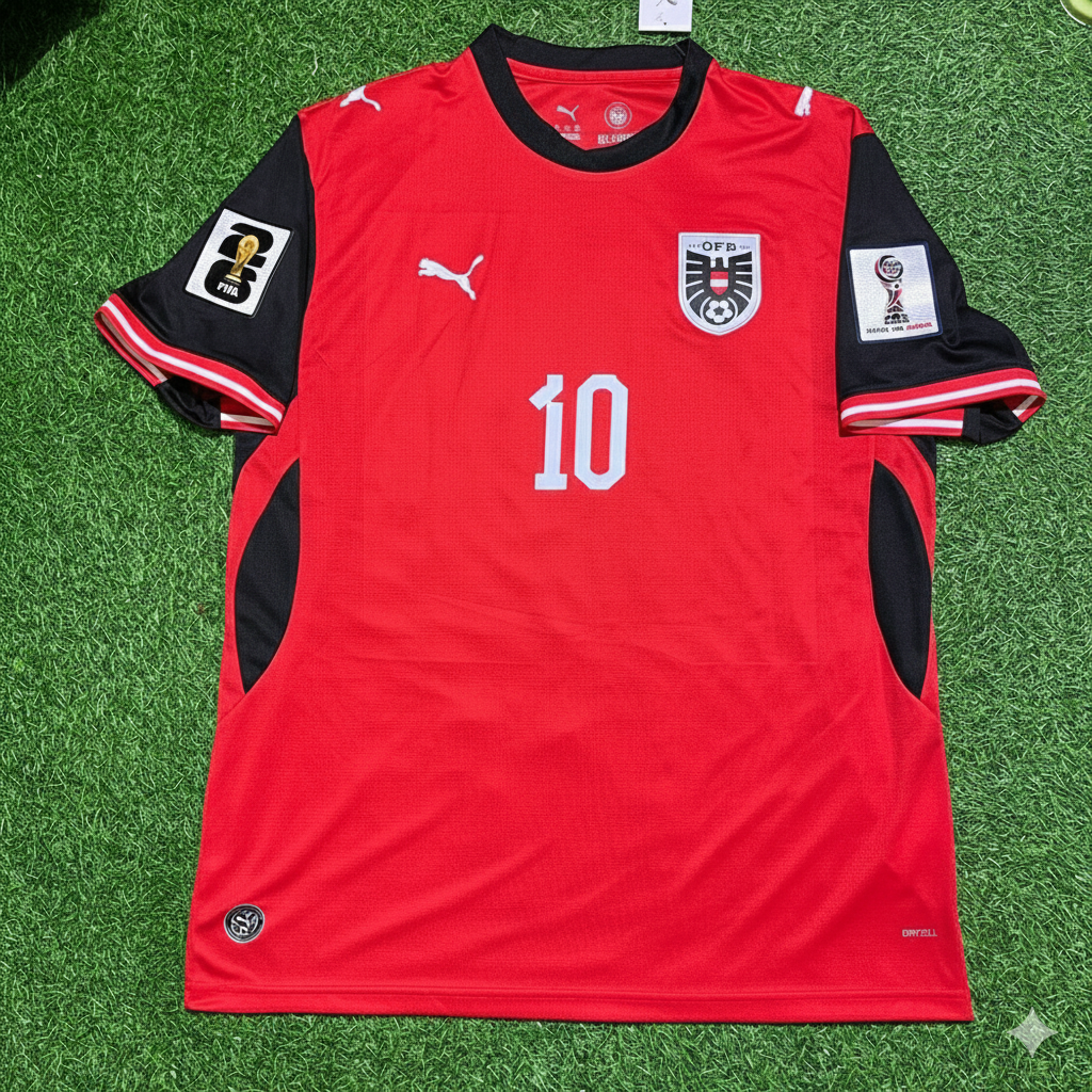 Florian Grillitsch 10- Austria 2026 World Cup Kit Jersey Trikot Maillot