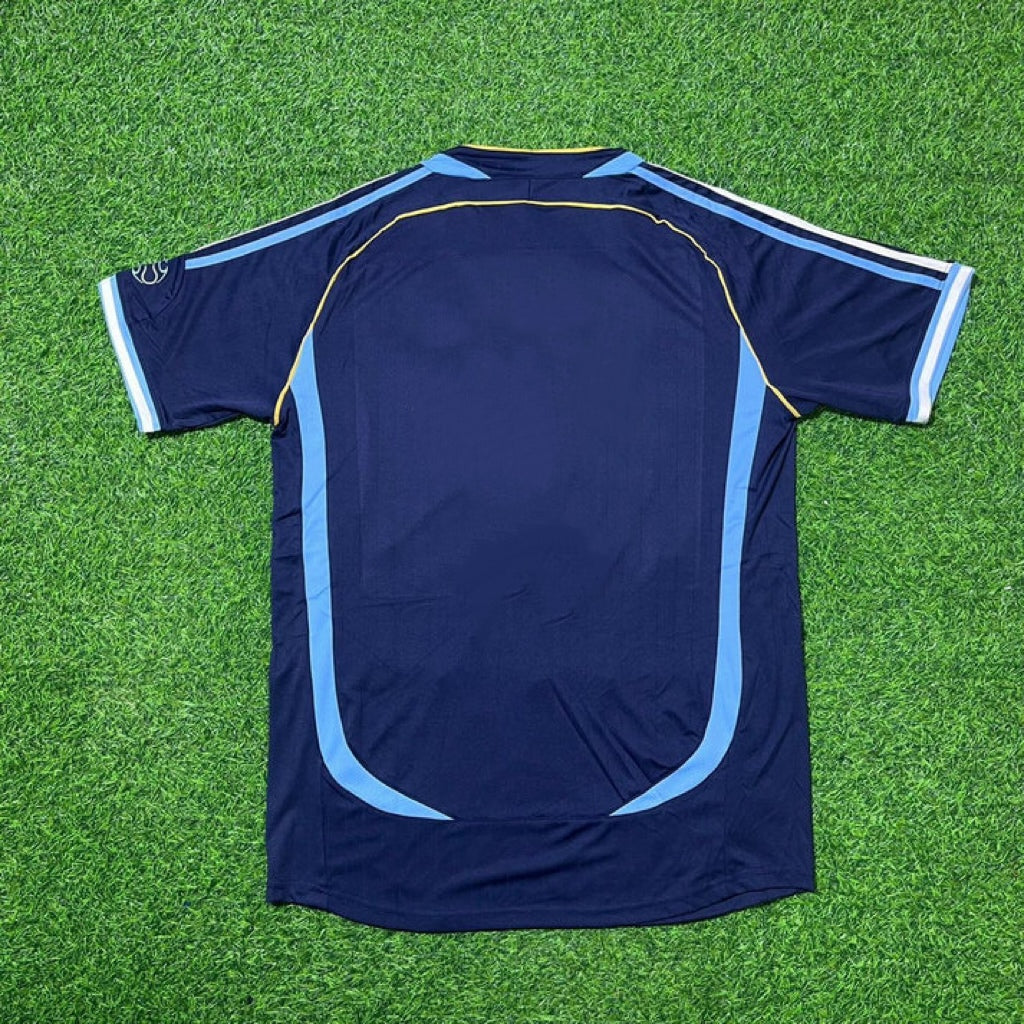 Argentina 2006 World Cup Dark Blue Home Retro Football Jersey Kit