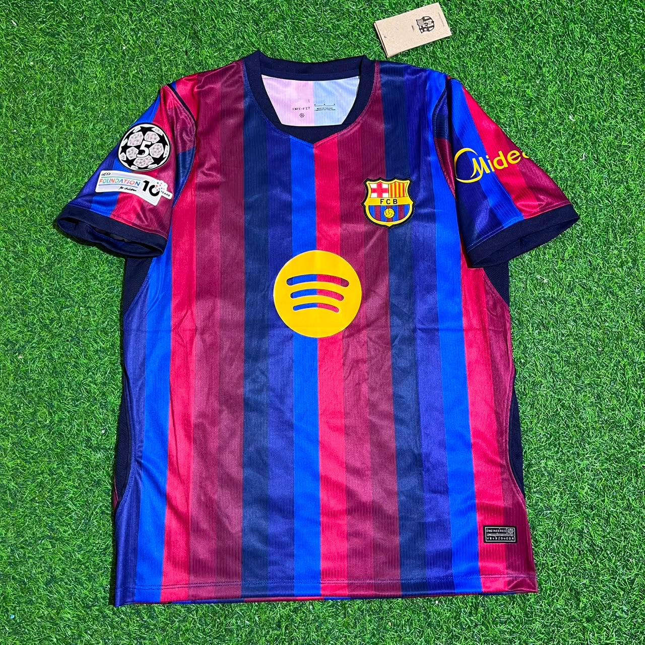 Ferran Torres #7 Barcelona 2027 New Season Champions League Patch Home Jersey Trikot Maillot Soccer Shirt