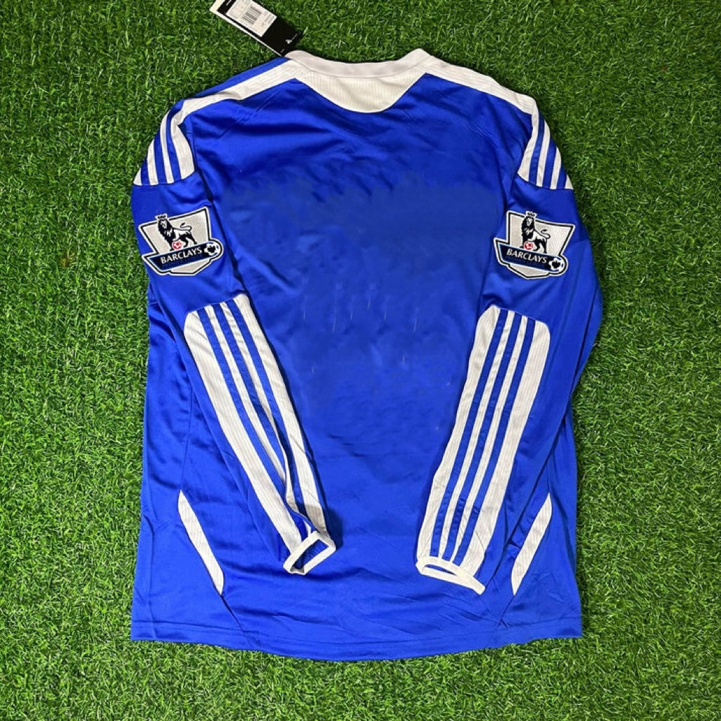 Chelsea 2011 2012 EPL Patch Retro Long Sleeve Jersey Soccer Shirt