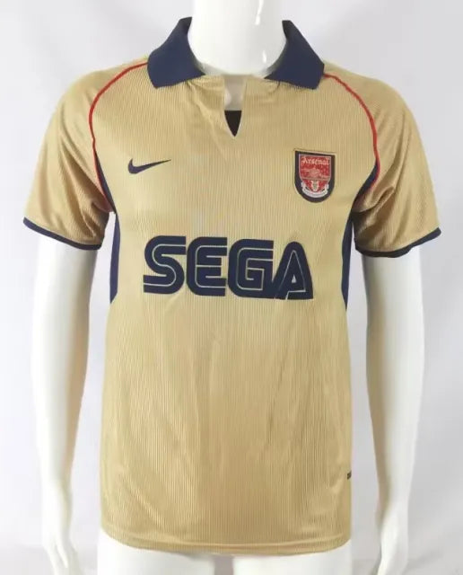Arsenal 2001 2002 Retro Golden Jersey Trikot
