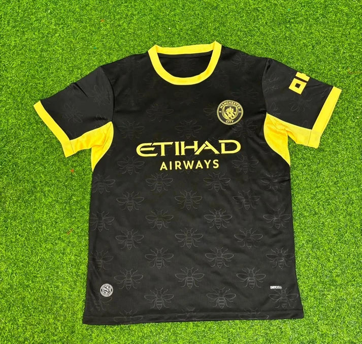 Enzo Fernandes #17 Manchester City Away Black New Season 2027 Jersey Trikot Maillot Soccer Shirt