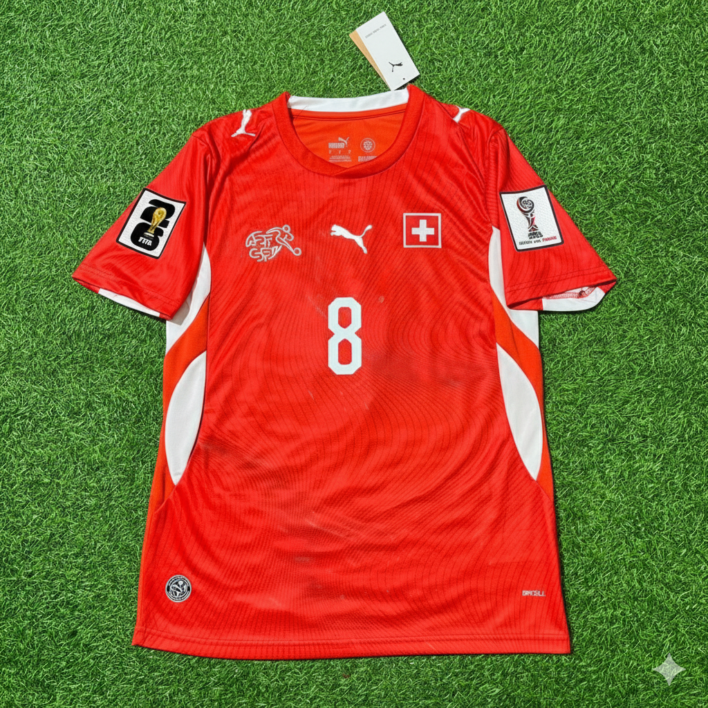 Remo Freuler - Switzerland 2026 World Cup Kit Jersey Trikot Maillot