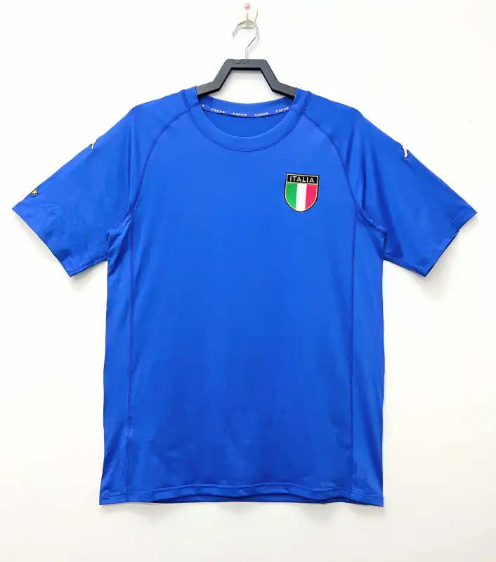Italy 2000 Maglia Home Blue Retro Jersey Football Trikot