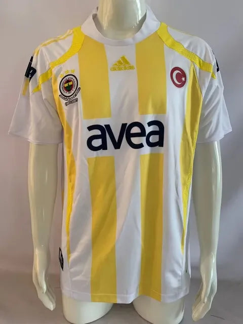 Diego Lugano Fenerbahçe 2007-2008 White Retro Kit Jersey – | Trikot | Maillot Soccer Shirt