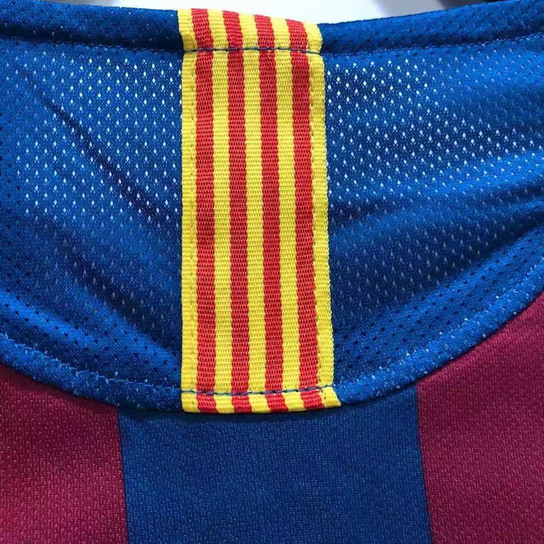Ronaldinho Gaucho Barcelona 2006 Final Retro Long Sleeve Football Jersey