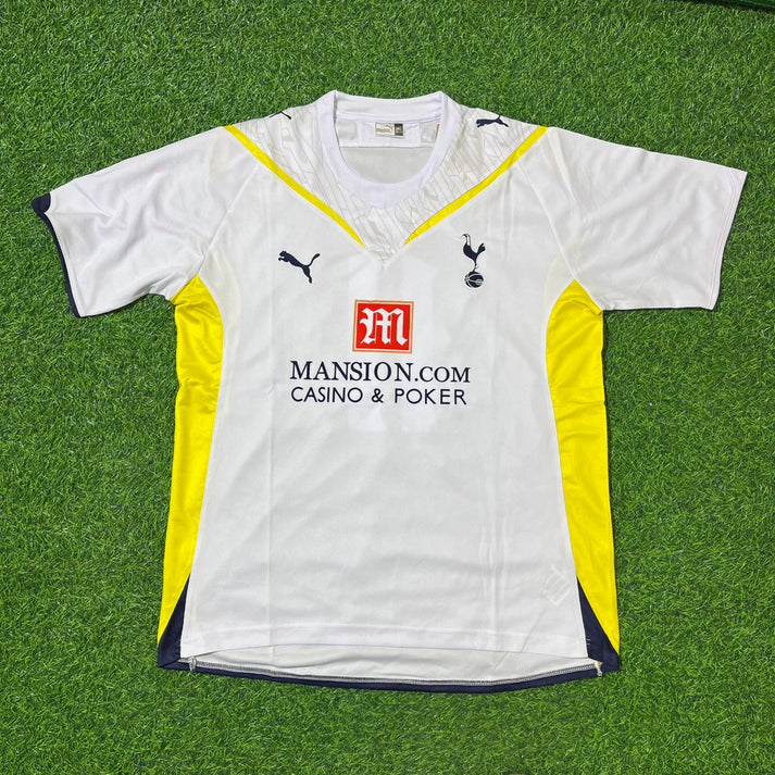 Vedran Ćorluka #22 Tottenham 2009–2010 White Retro Football Jersey Kit