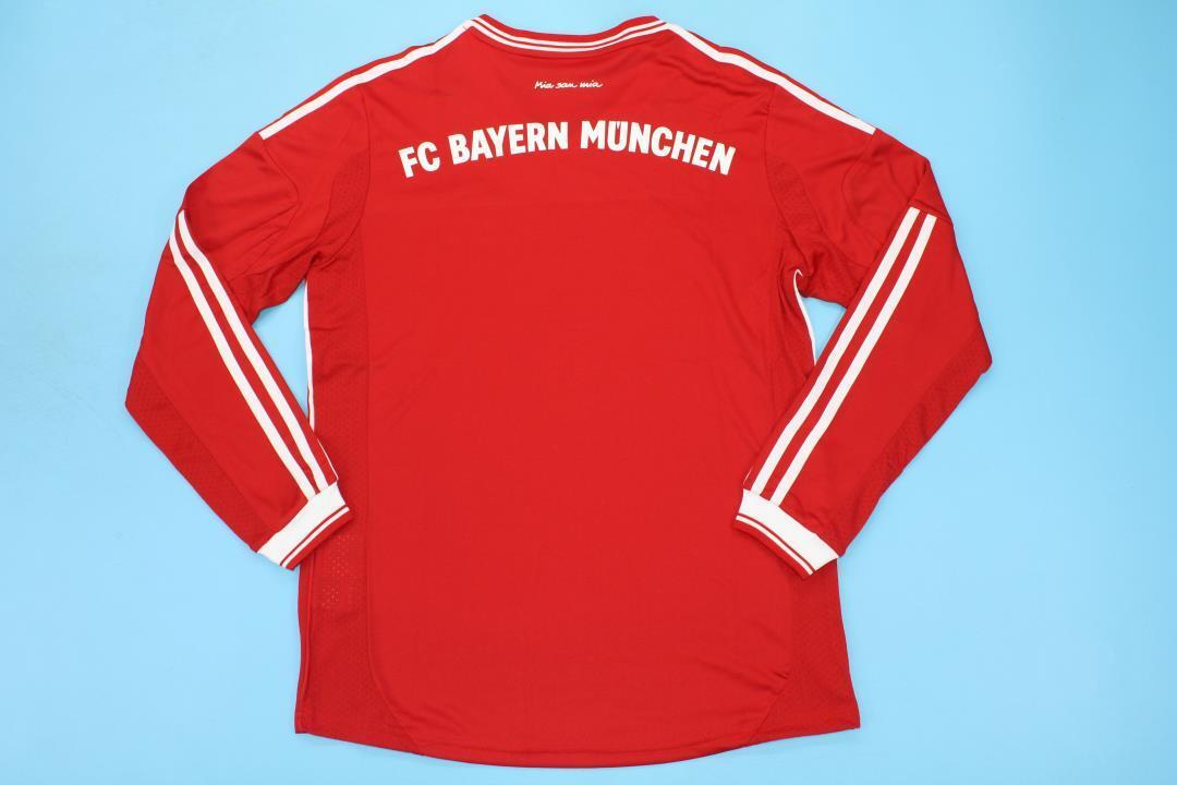 FC Bayern München 2012/13 Champions-League-Finale Saison Langarm Heim Retro Trikot