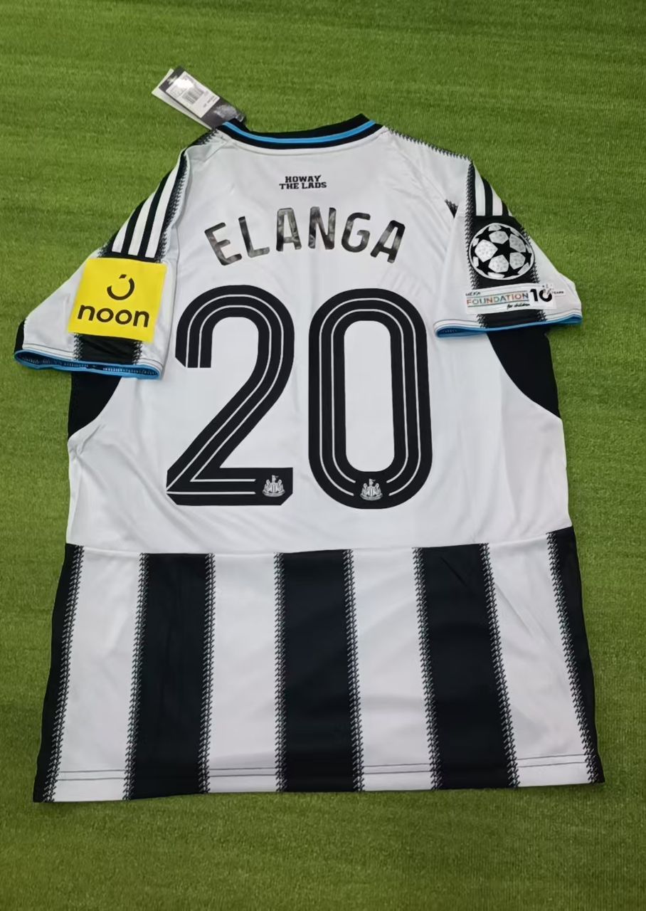 Anthony Elanga Newcastle United Home New Season 2026 Jersey Trikot Maillot Camisate Soccer Shirt