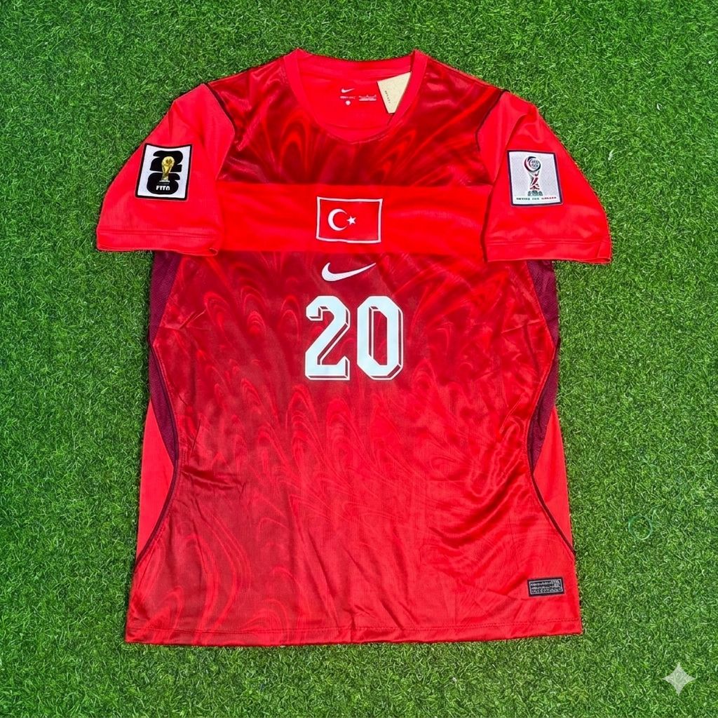 Ferdi Kadıoğlu #20 Turkey Türkiye - World Cup 2026 - Home Red - Jersey Trikot - Maillot Maglia