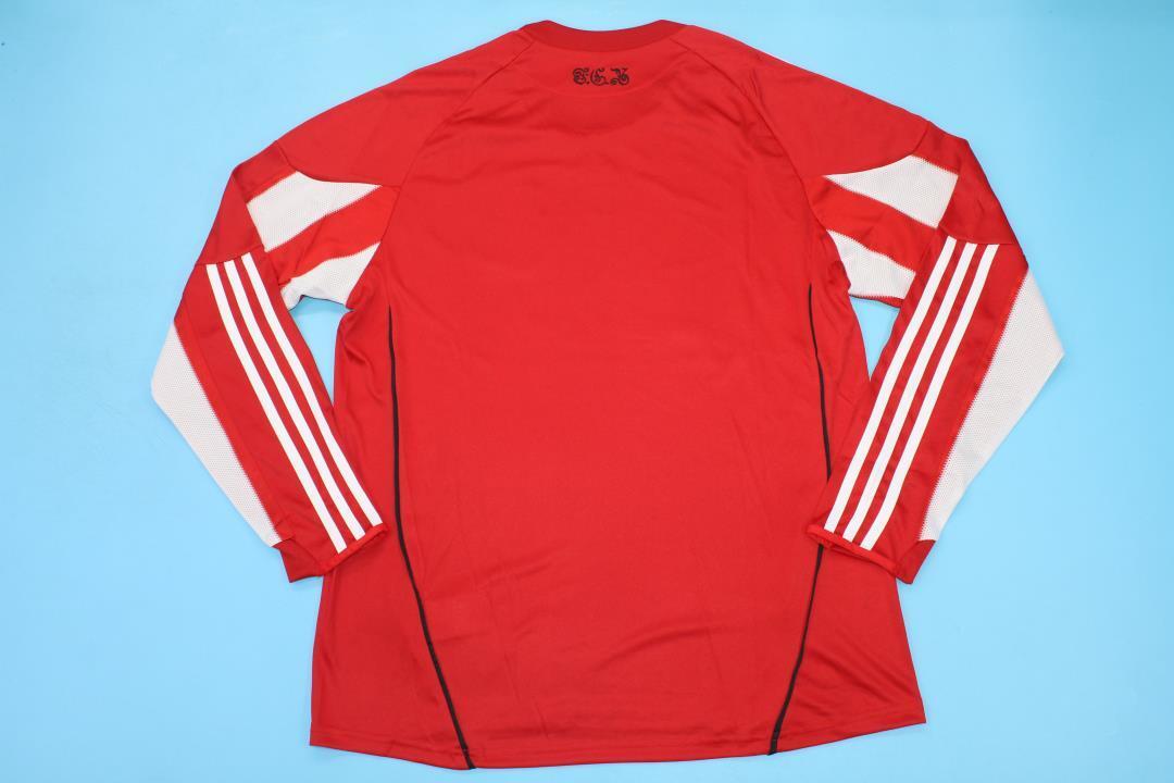 FC Bayern München 2010/11 Saison Langarm Heim Retro Trikot