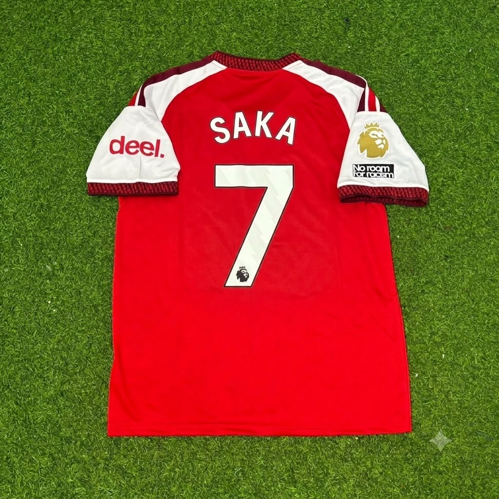Bukayo Saka Arsenal Home Red New Season 2027 Jersey Kit