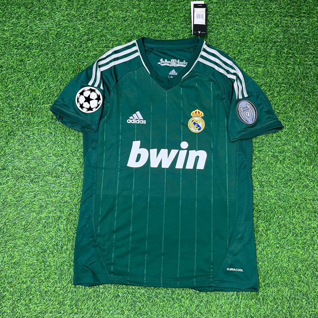 Angel Di Maria #22 Real Madrid 2012-2013 Champions League Green Jersey Soccer Shirt