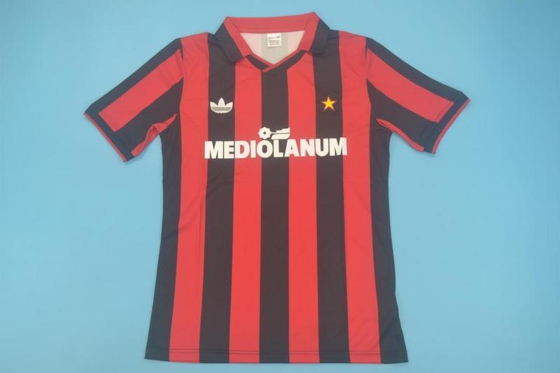 Marco van Basten AC Milan 1991/1992 Retro Jersey Trikot Soccer Shirt