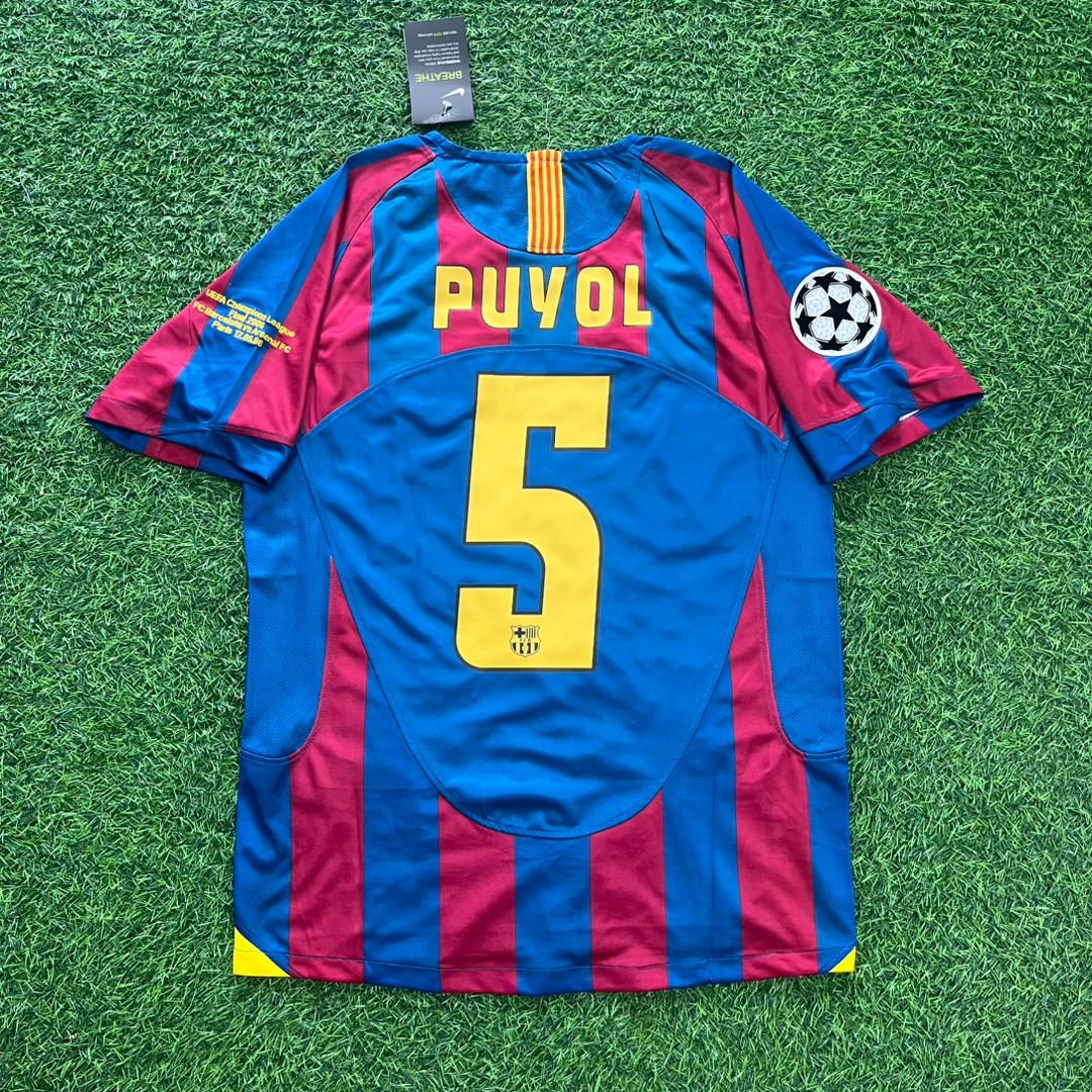 FC Barcelona Puyol 5番 シャツ CarlesPuyol_5Barcelona2006Retr