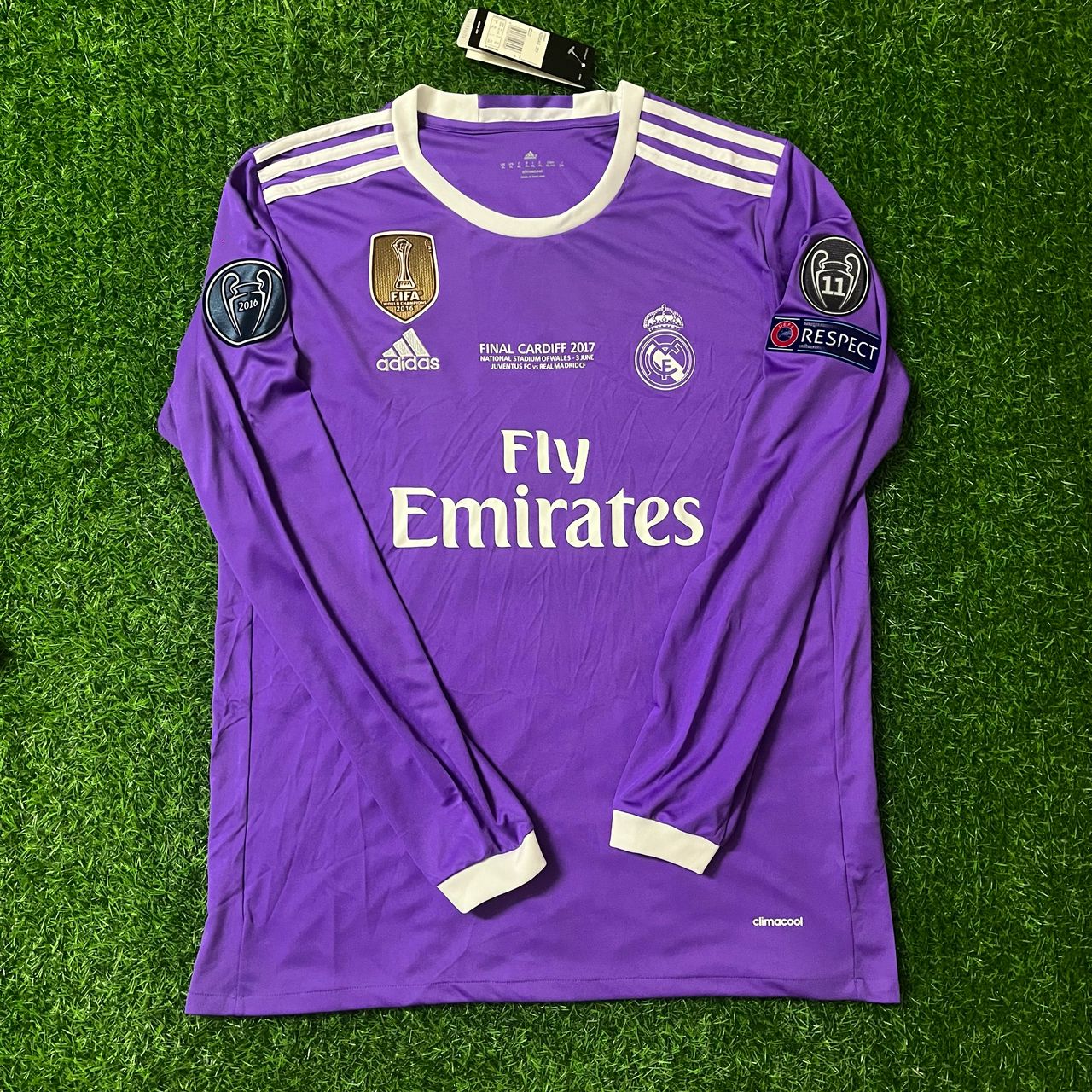 Cristiano Ronaldo 7 - Real Final CL Long Sleeve Jersey Trikot Maillot Soccer Shirt