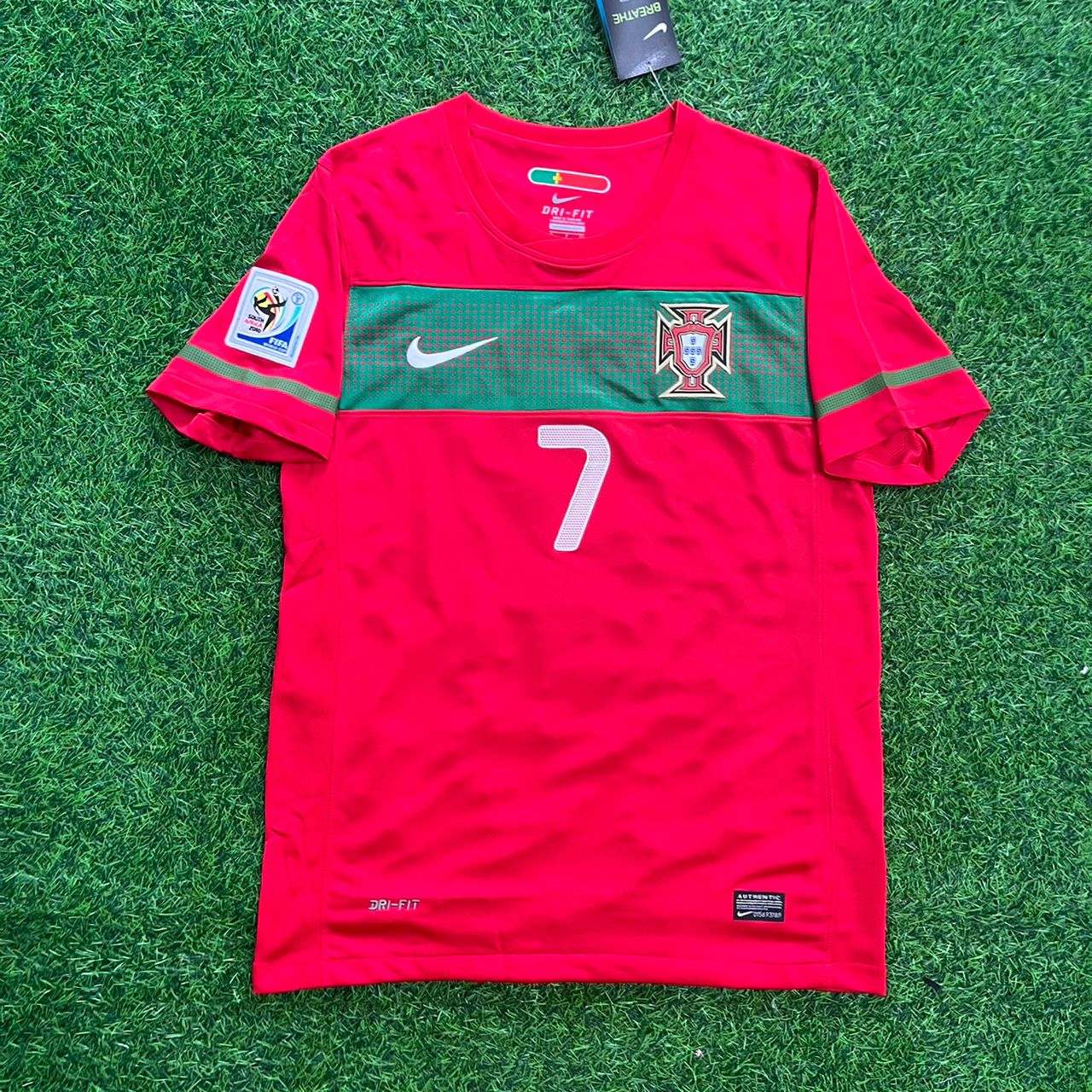 Cristiano Ronaldo Portugal WM 2010 Retro-Trikot Trikot Maglia