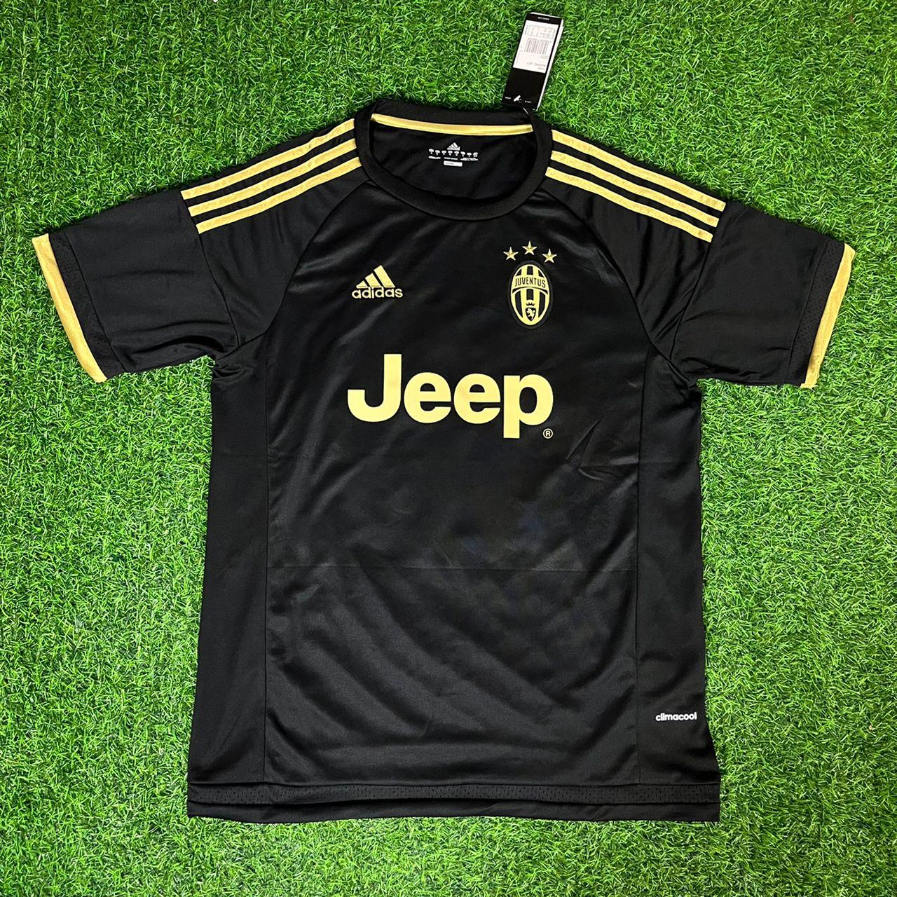 Juan Guillermo Cuadrado 16- Juventus Retro Black Kit Jersey Trikot Maglia Soccer Shirt