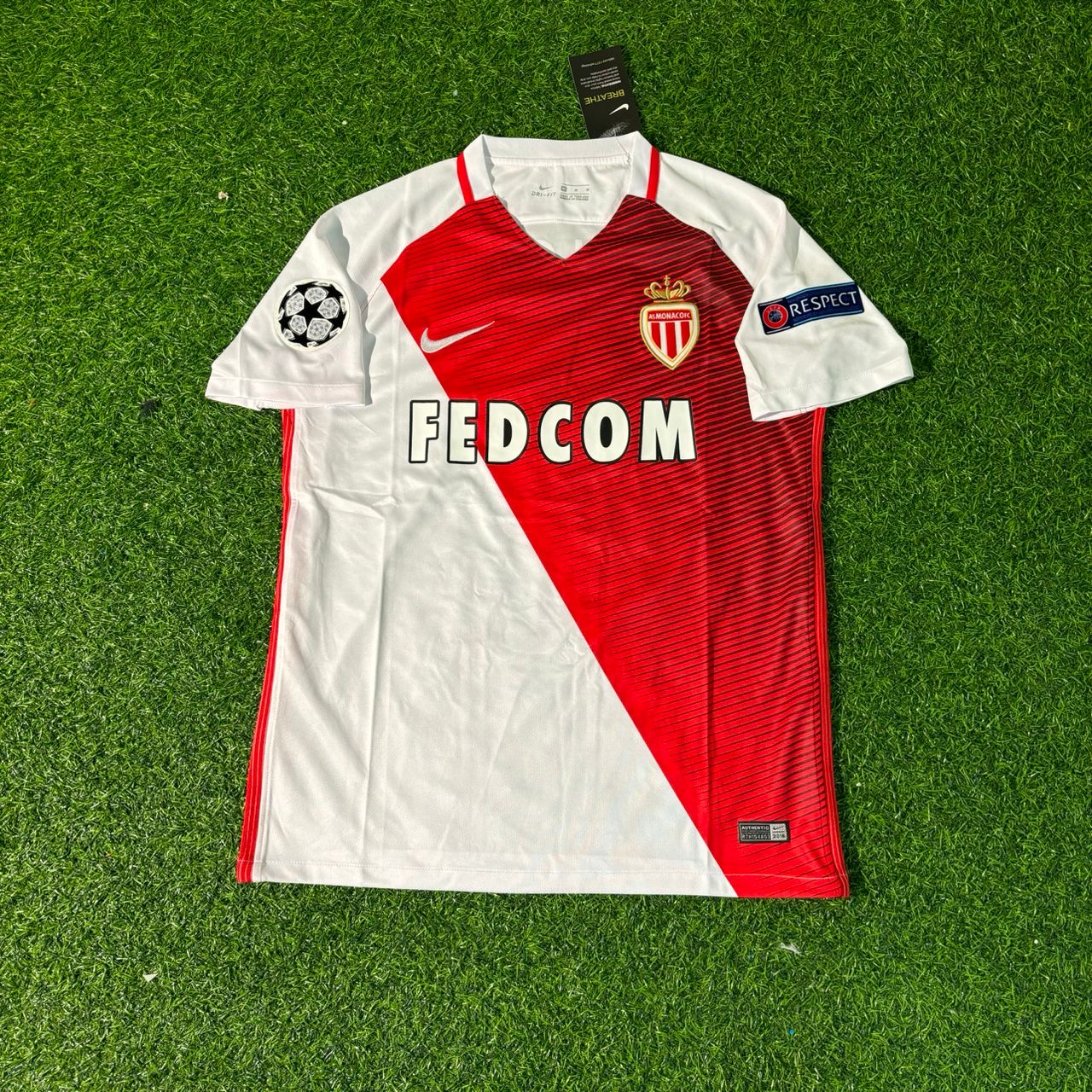 Thomas Lemar Monaco 2016-17 Champions League Retro-Trikot Fußballtrikot