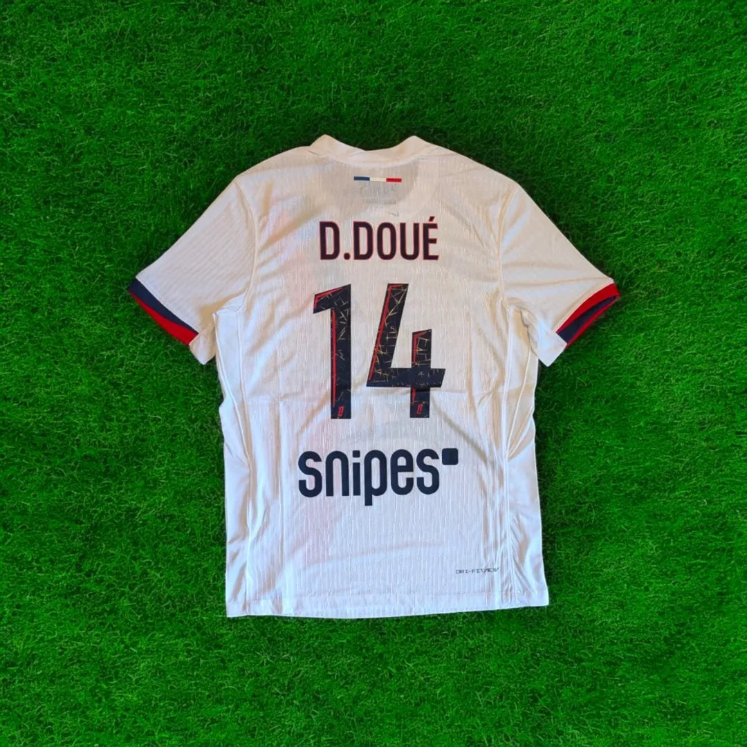 Desire Doue #14 White Jersey – | Trikot | Maillot Soccer Shirt