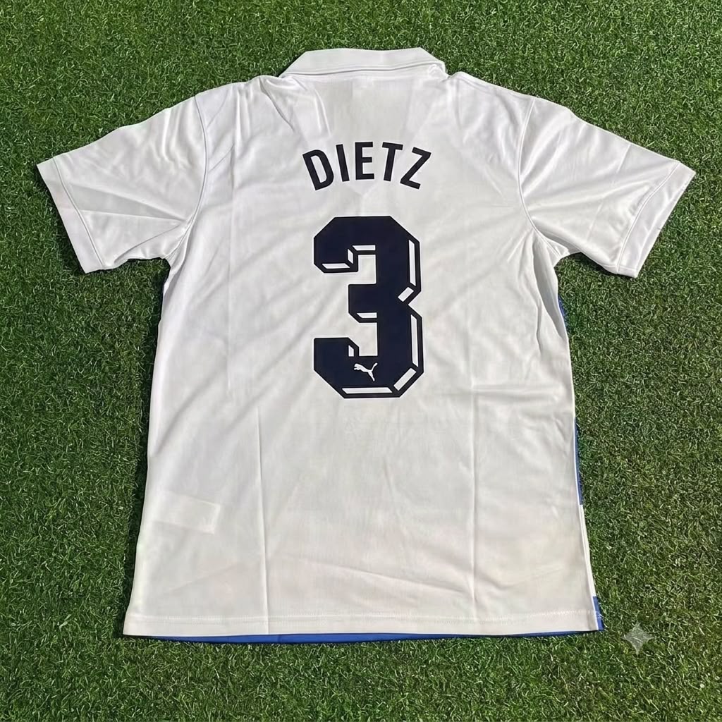 Bernard Dietz MSV Duisburg Heim Retro Spezial Fußballtrikot